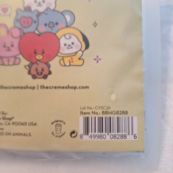 New In Package The Creme Shop x BT21 Stuck On U Tata V 2 Hair‎ Grips Set Red - Picture 6 of 8